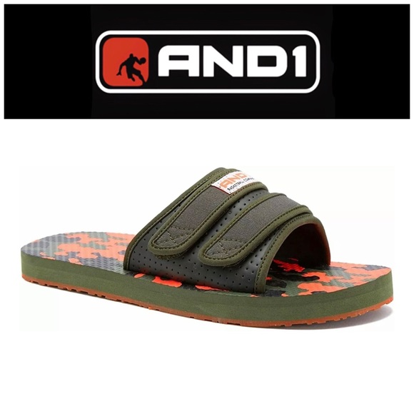 AND1 Military Camo Sport Sandal / Slides - Picture 8 of 8